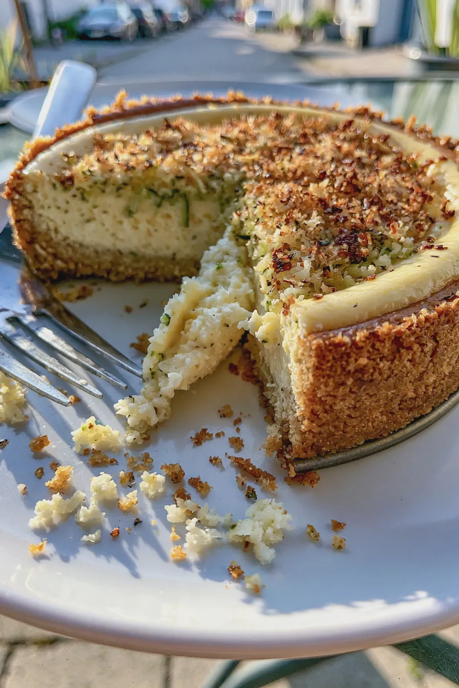 Zucchini Cheesecake