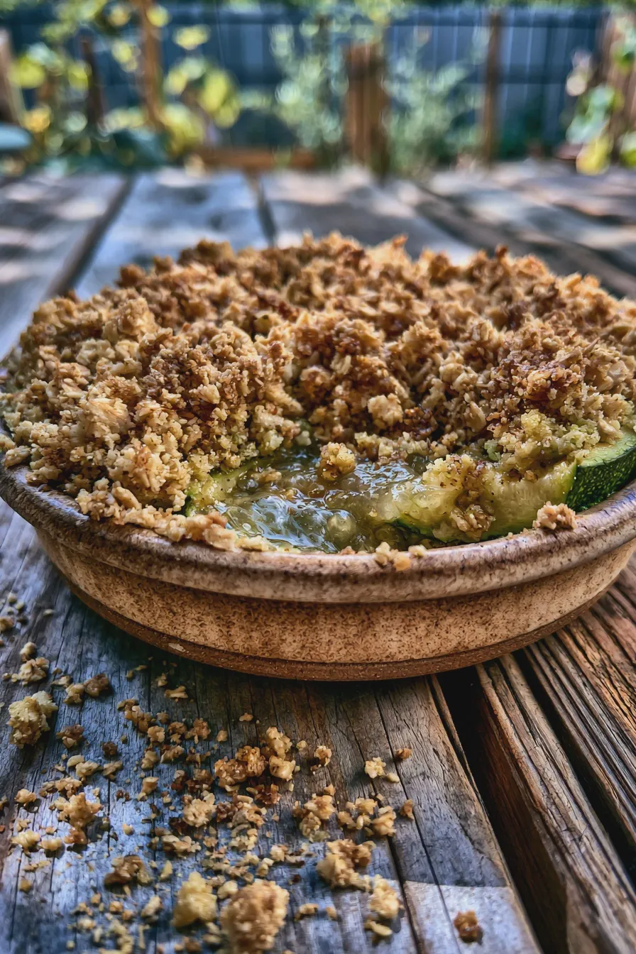 Zucchini Crumble