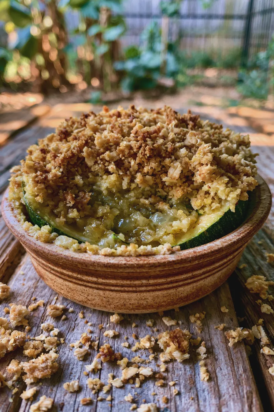 Zucchini Crumble