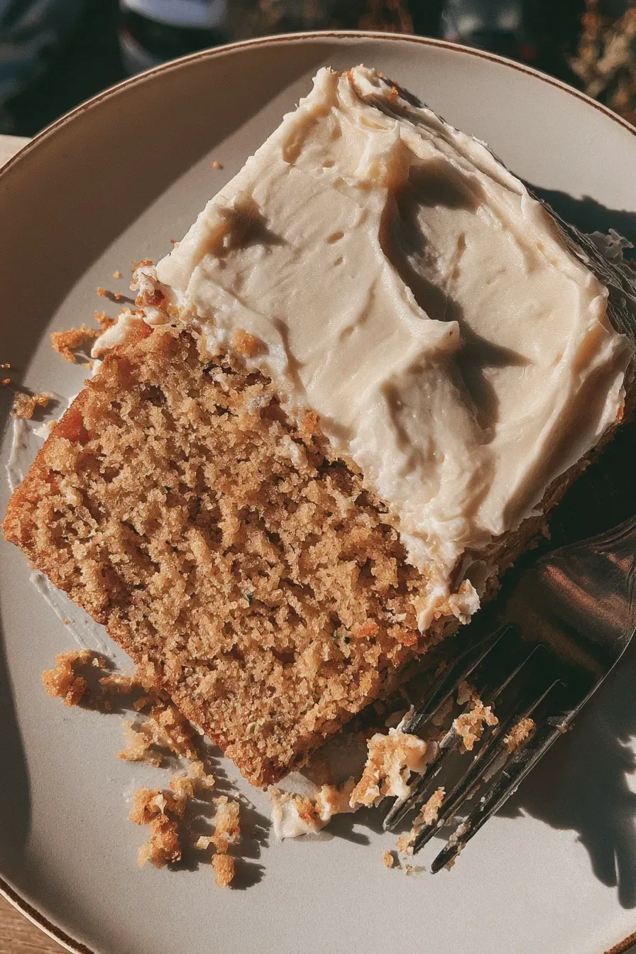 Zucchini Sheet Cake Recipe with Cream Cheese Frosting 2 Zucchini Sheet Cake