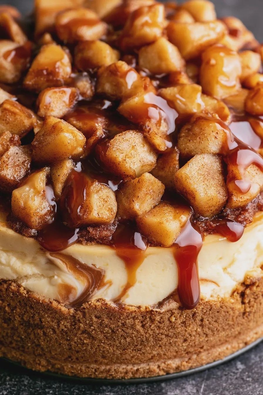 apple caramel cheesecake