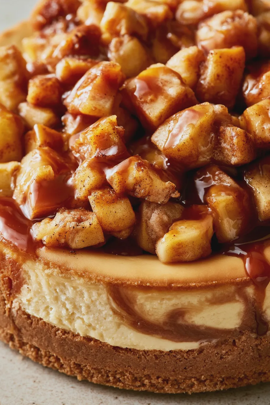apple caramel cheesecake