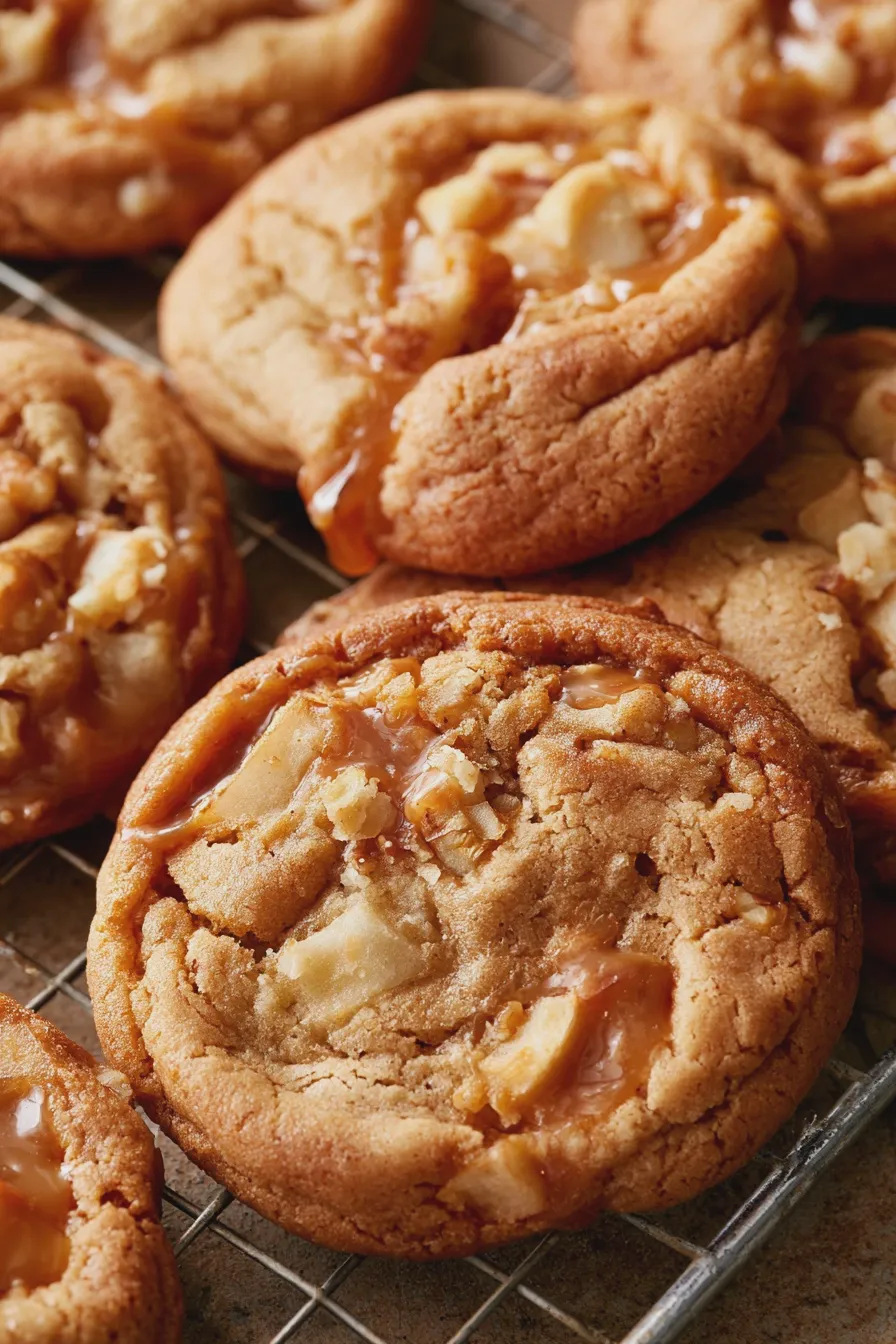 apple caramel cookies Recipe 3 apple caramel cookies