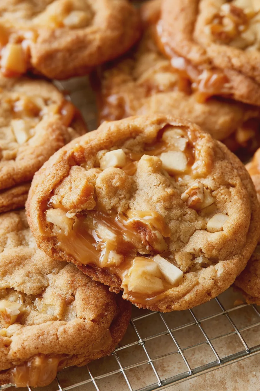 apple caramel cookies Recipe 4 apple caramel cookies