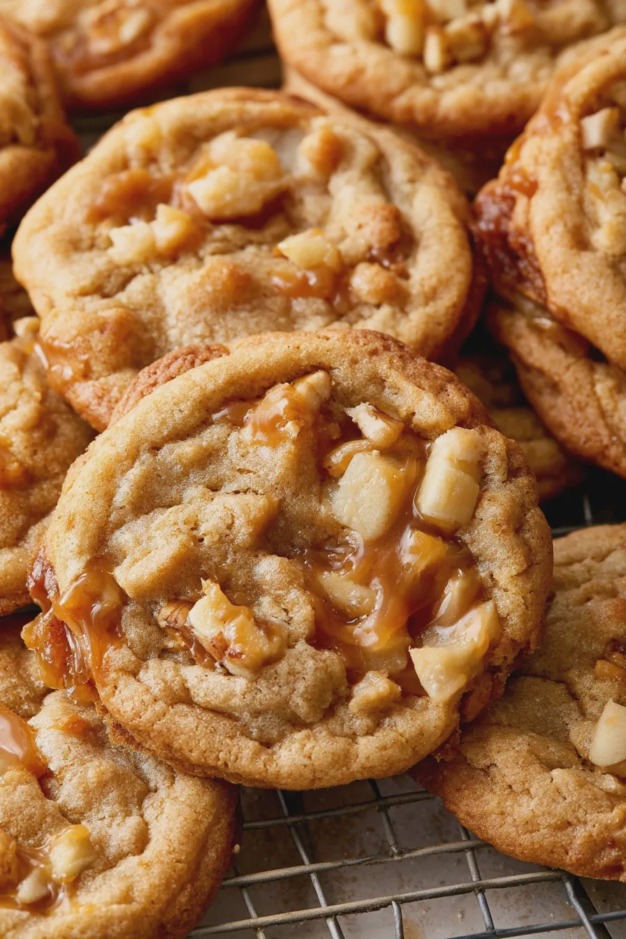 apple caramel cookies Recipe 2 apple caramel cookies