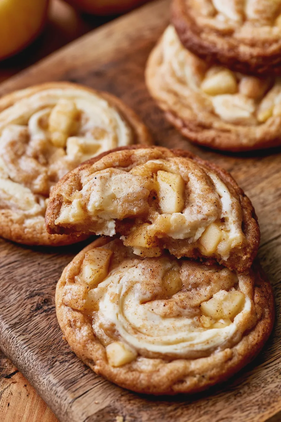 apple cheesecake cookies