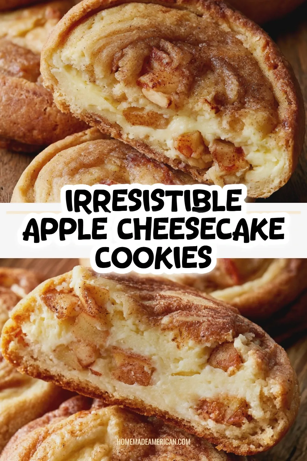 apple cheesecake cookies