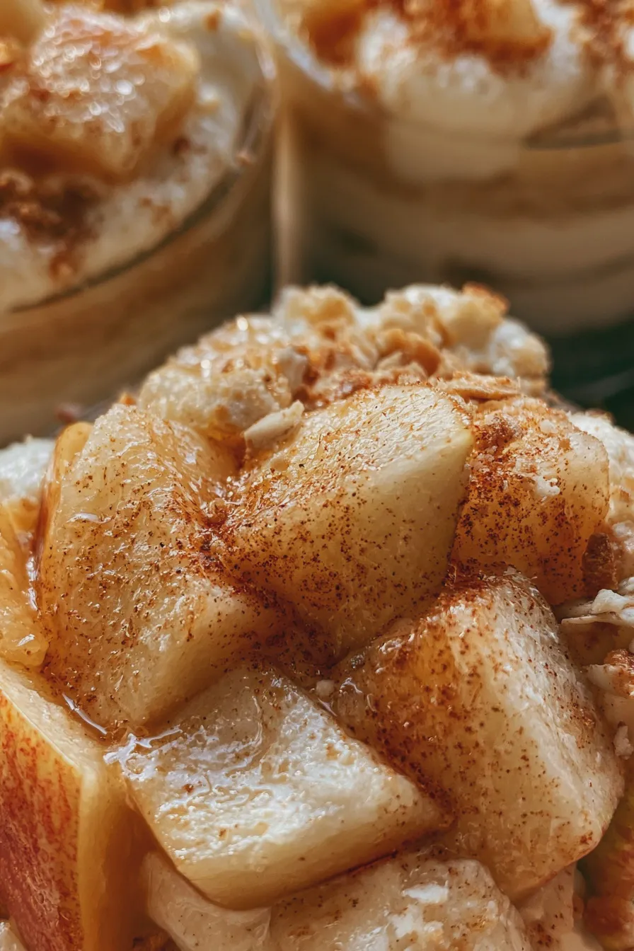 apple cheesecake dessert cups