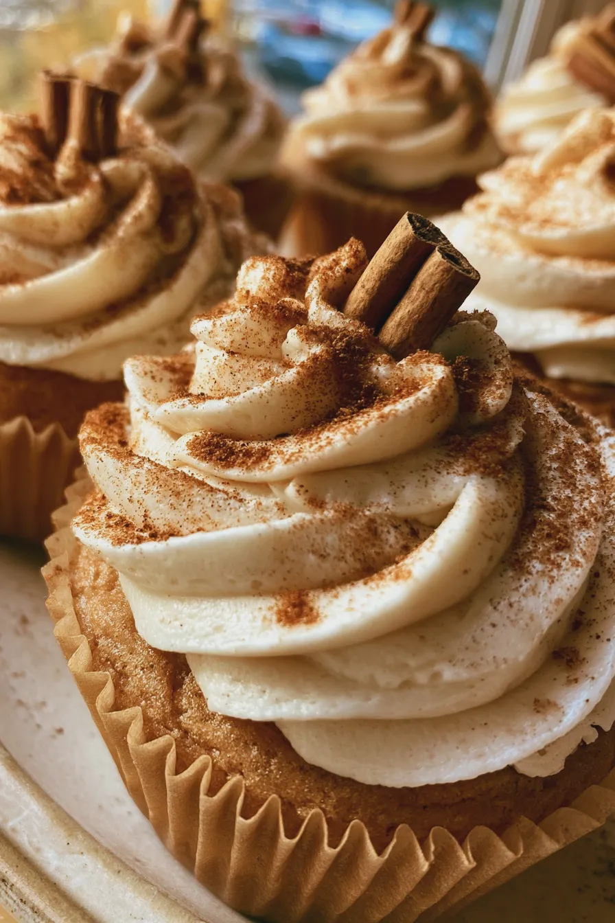 apple cider cupcakes