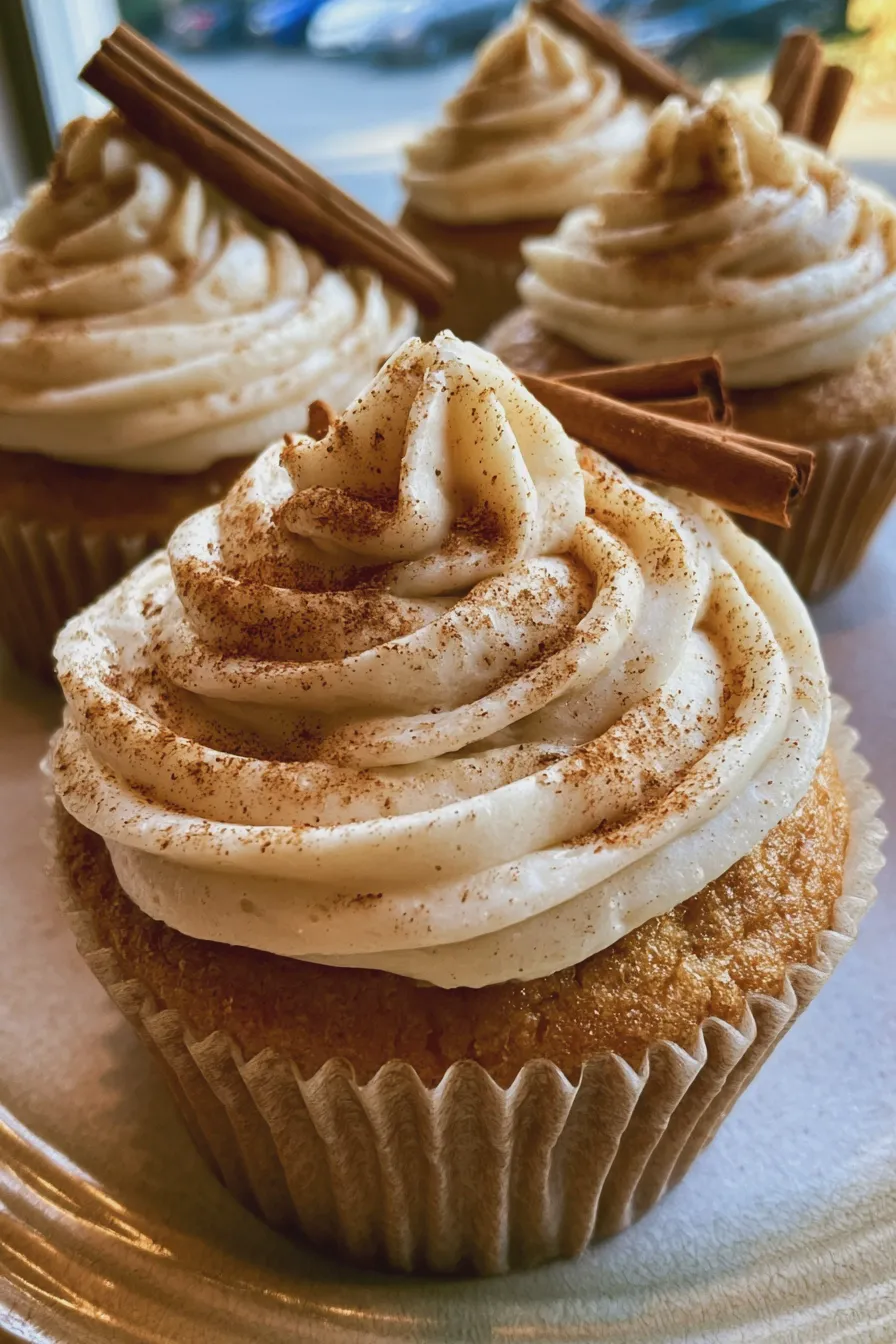 apple cider cupcakes
