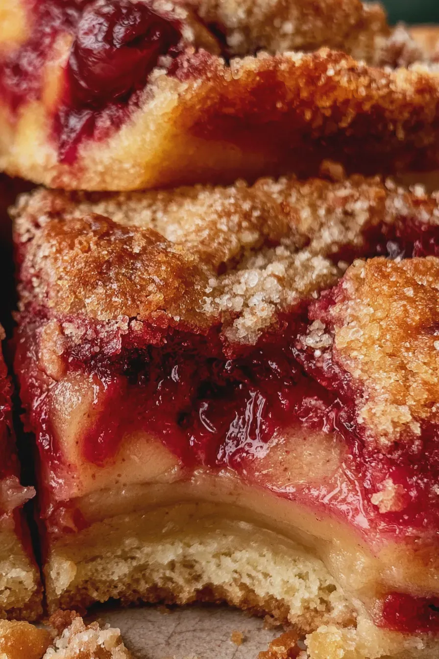 Apple Cranberry Crumble Bars Recipe 3 Apple Cranberry Crumble Bars