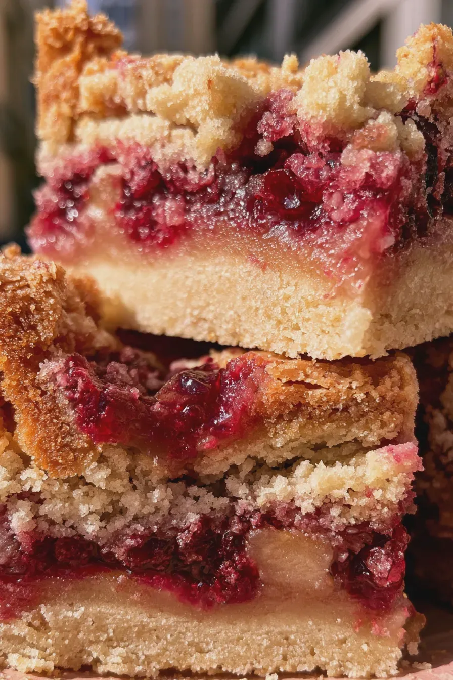 Apple Cranberry Crumble Bars Recipe 1 Apple Cranberry Crumble Bars
