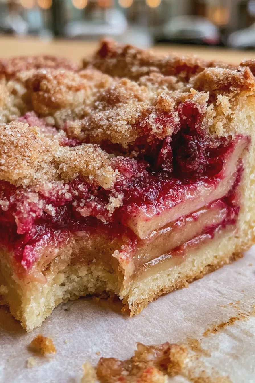 Apple Cranberry Crumble Bars Recipe 2 Apple Cranberry Crumble Bars