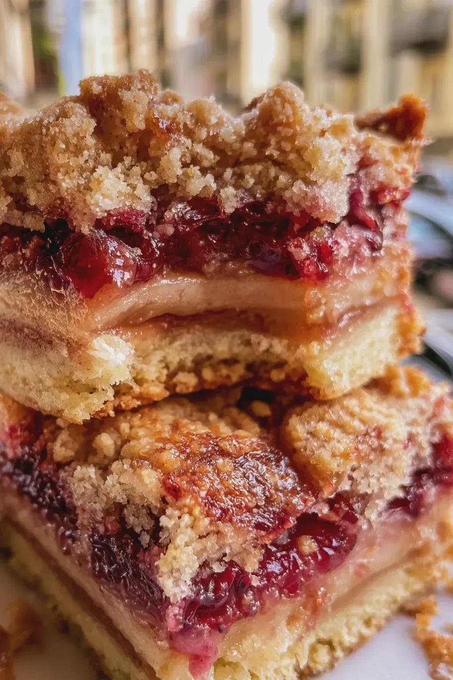 Apple Cranberry Crumble Bars Recipe 4 Apple Cranberry Crumble Bars