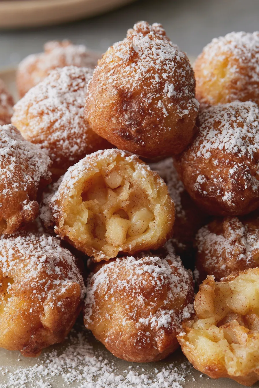 apple fritter bites