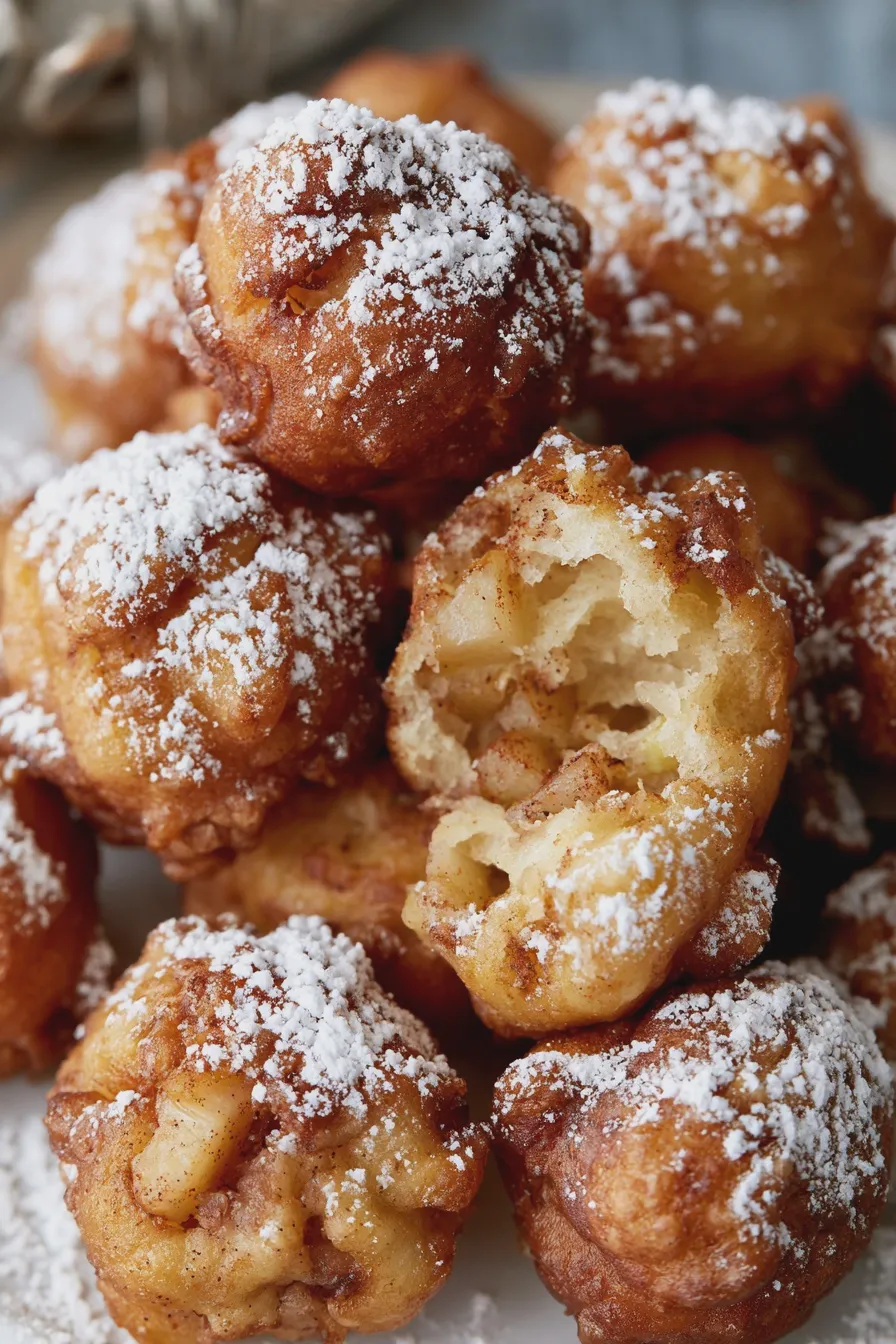 apple fritter bites