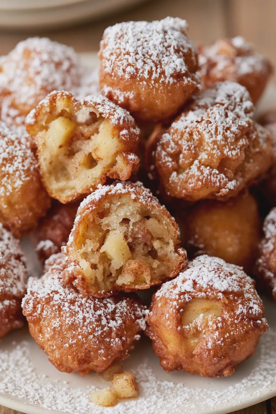 apple fritter bites