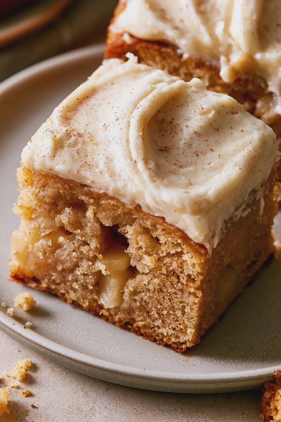 apple sheet cake