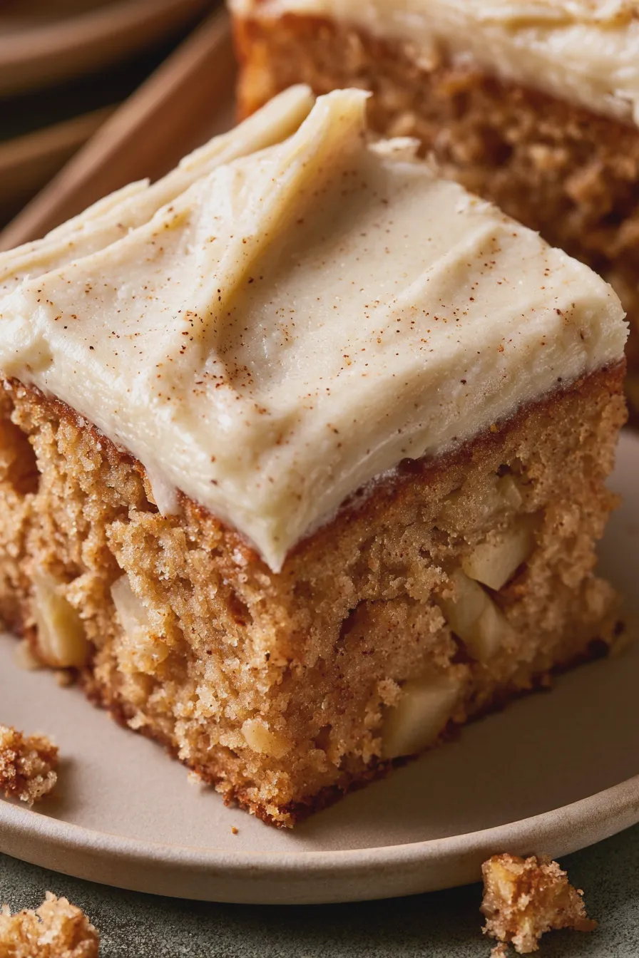 apple sheet cake
