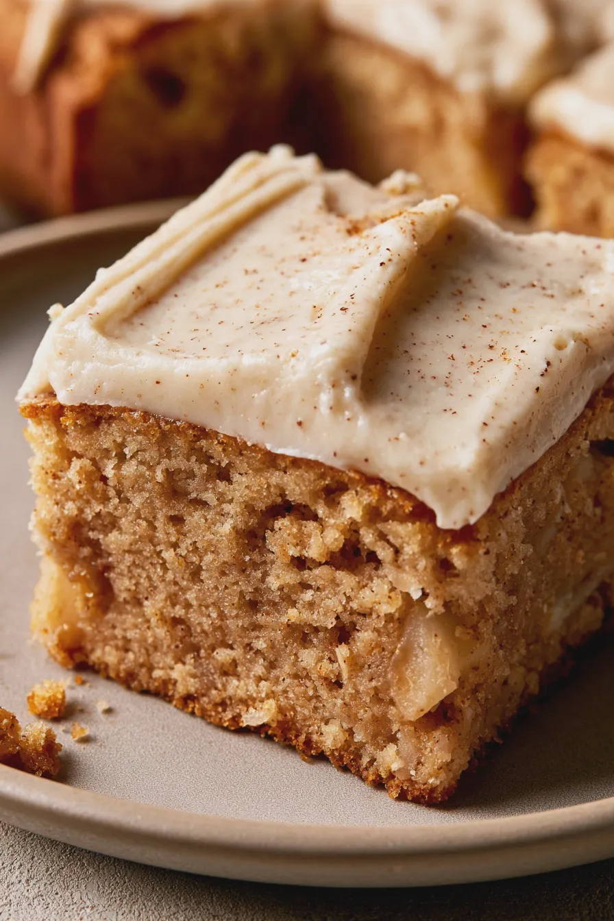 apple sheet cake