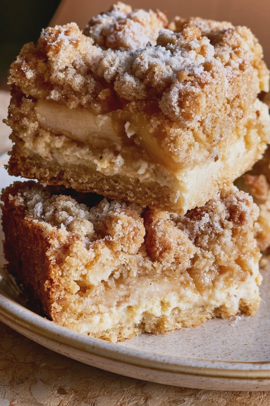 apple streusel bars