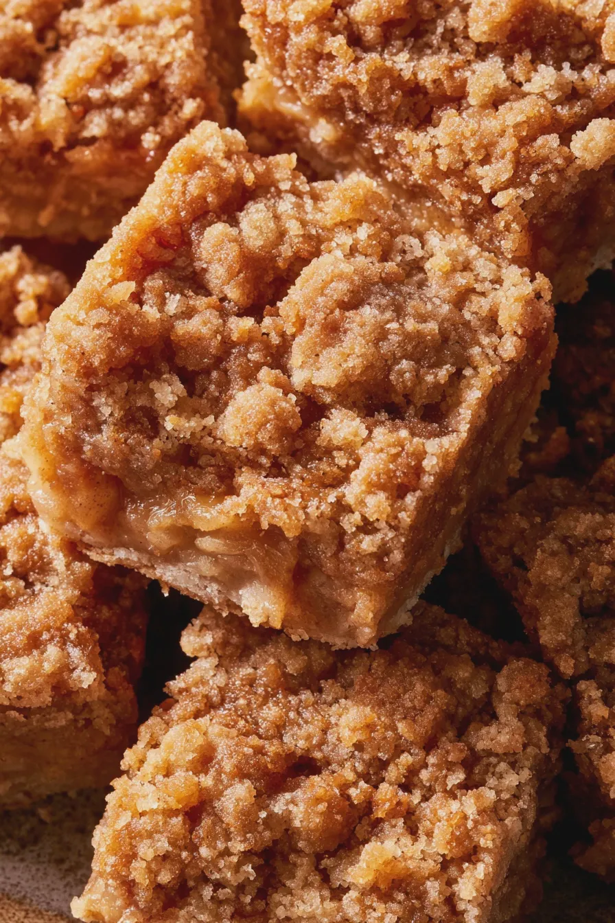 apple streusel bars