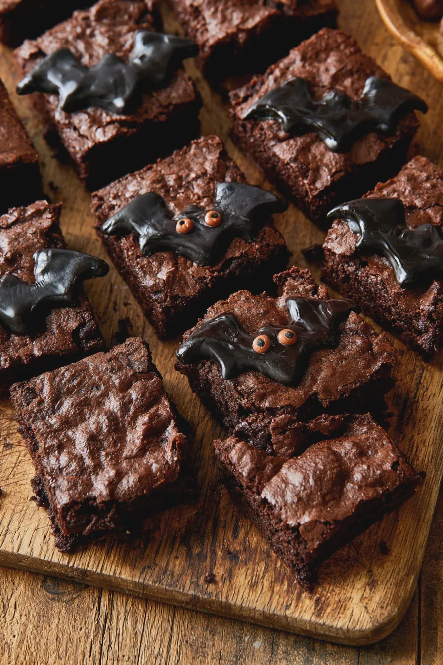 Bat Brownies Recipe Easy Halloween Treat 2 bat brownies
