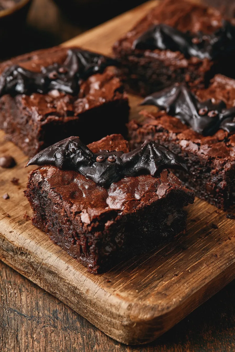 Bat Brownies Recipe Easy Halloween Treat 1 bat brownies
