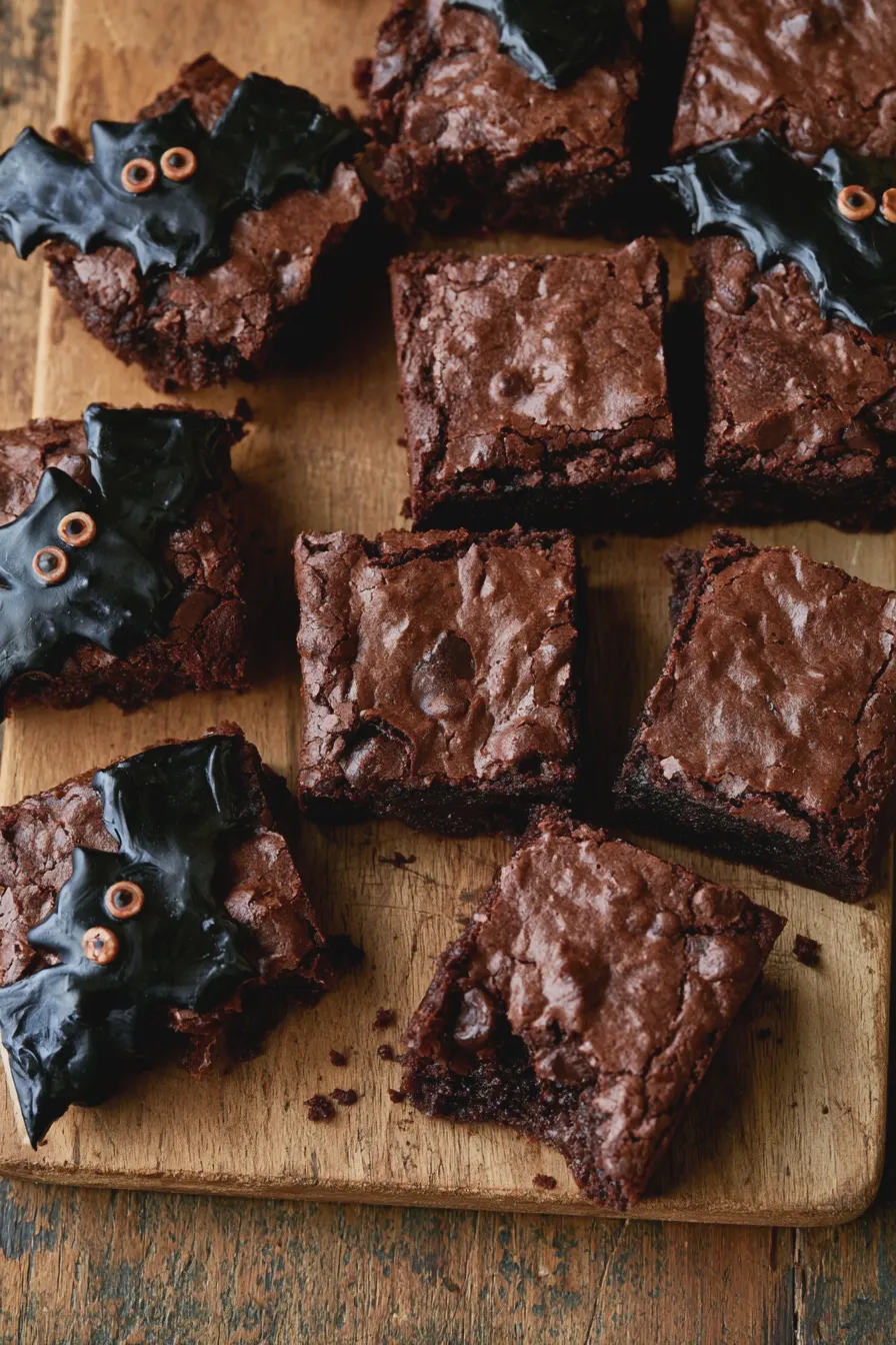 Bat Brownies Recipe Easy Halloween Treat 4 bat brownies