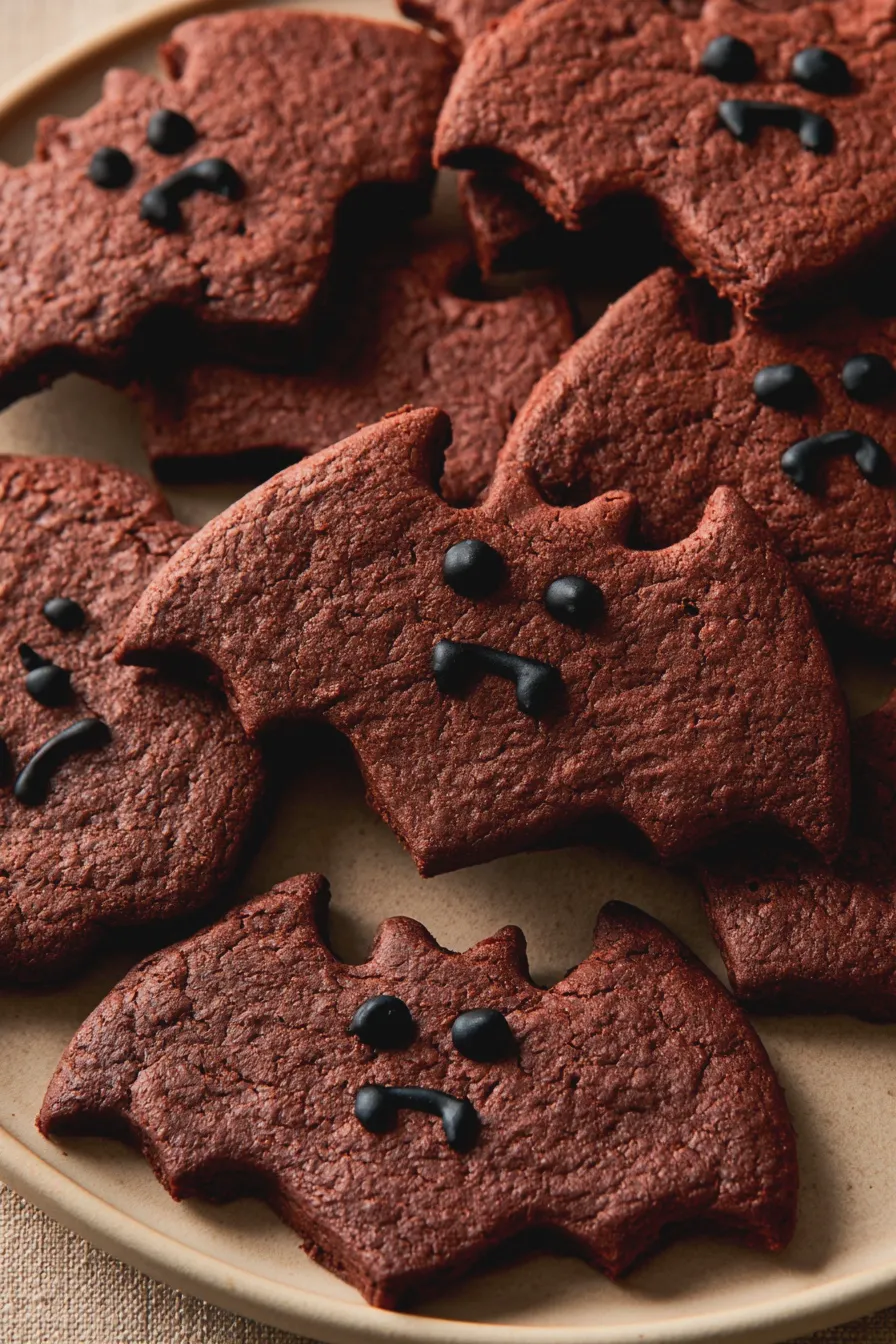 Bat Cookies Recipe Quick and Easy Halloween Treat