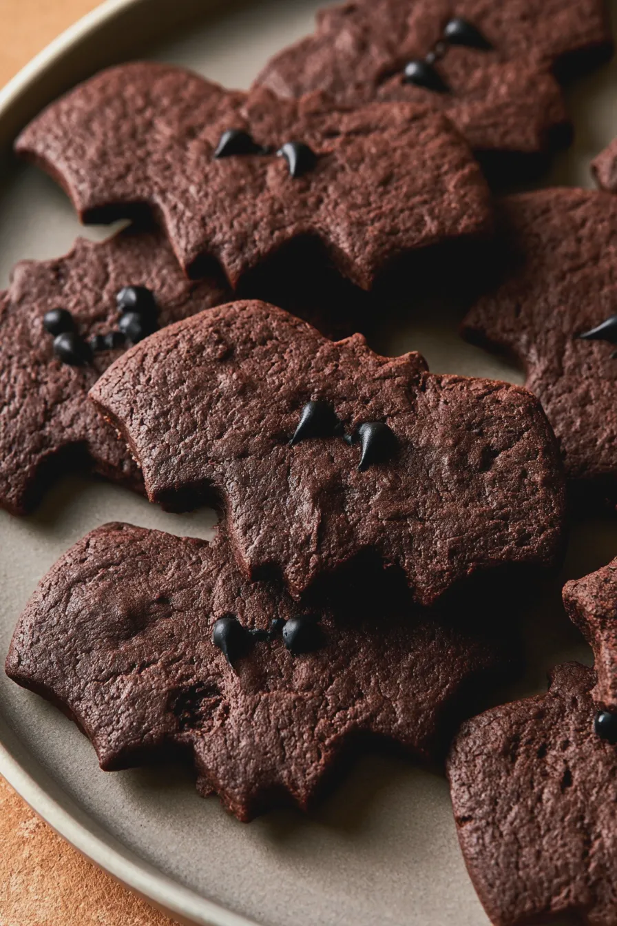Bat Cookies Recipe Quick and Easy Halloween Treat 3 bat cookies