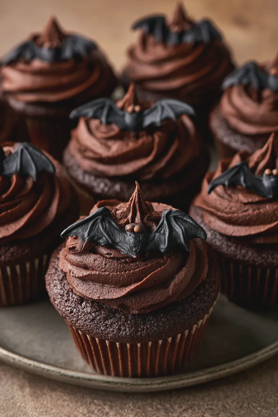 bat cupcakes