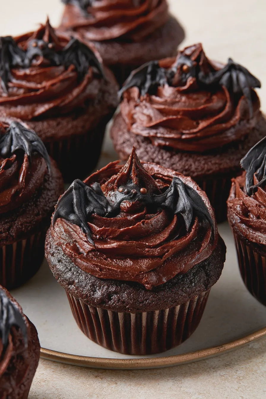 bat cupcakes