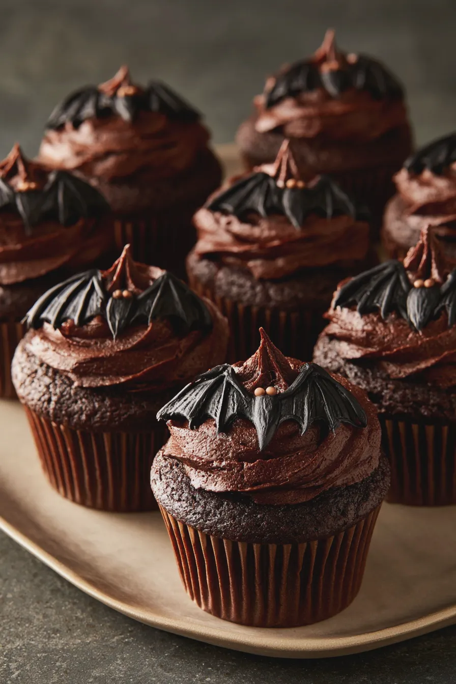bat cupcakes