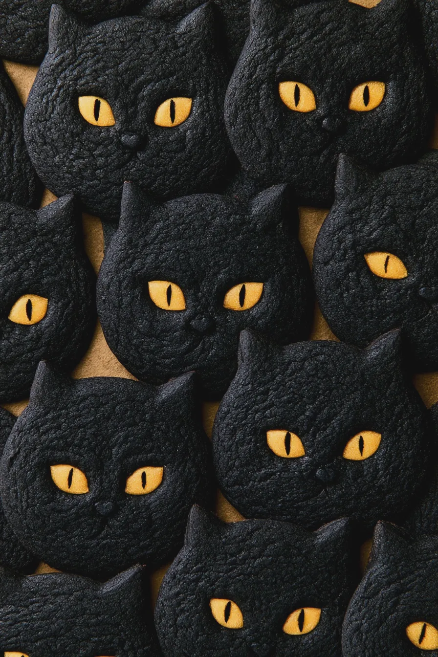 black cat cookies