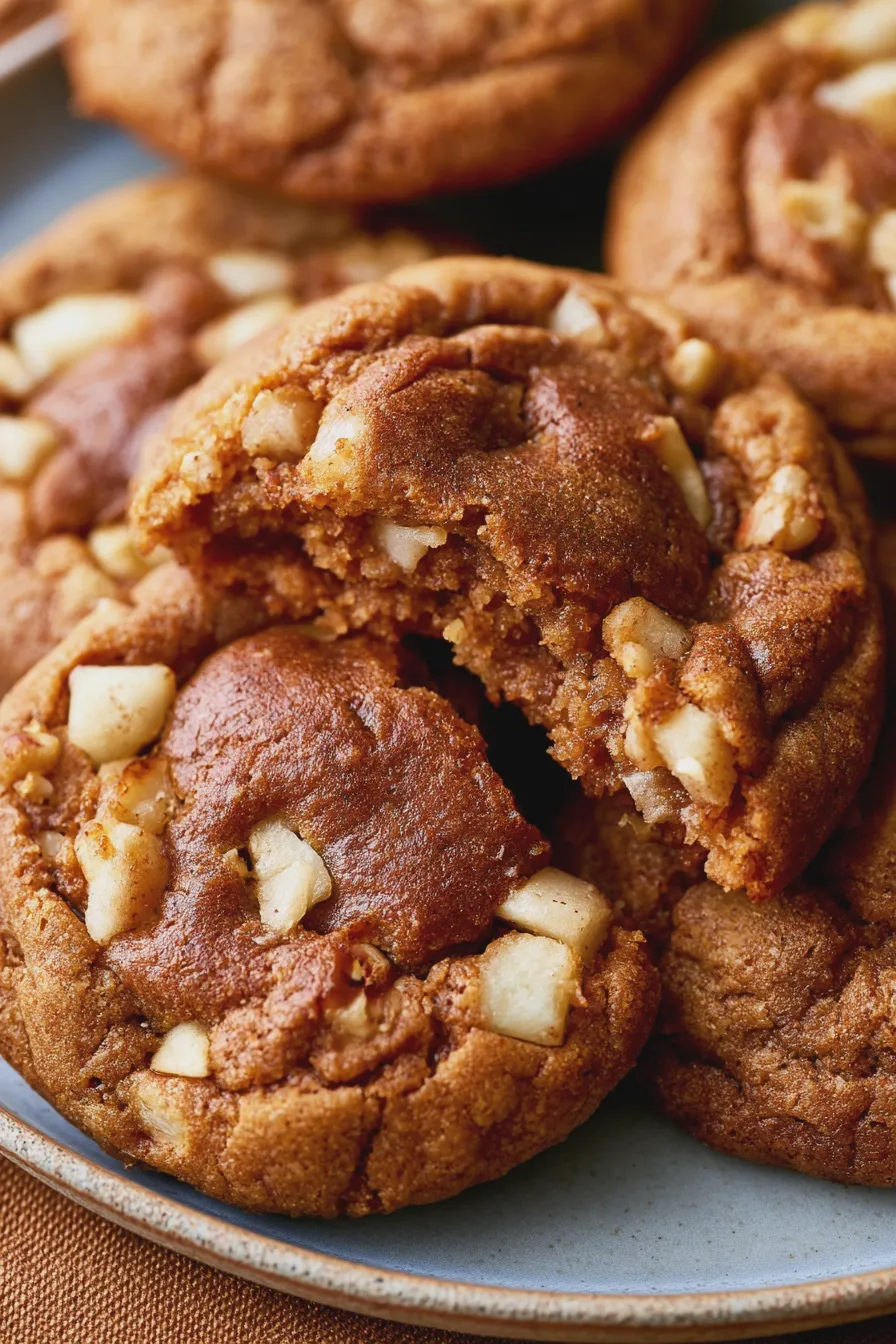 brown butter apple cookies