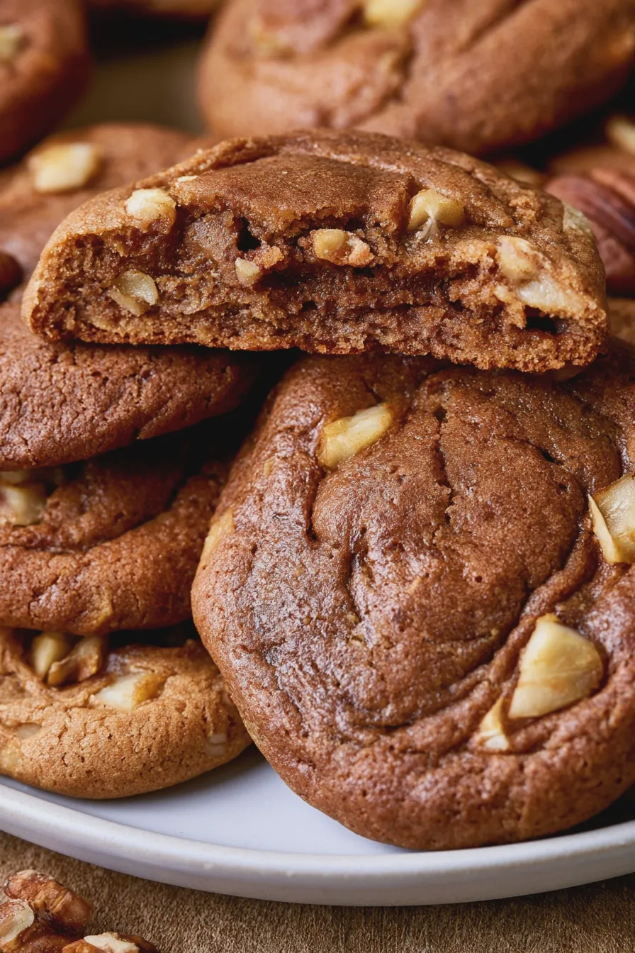 brown butter apple cookies