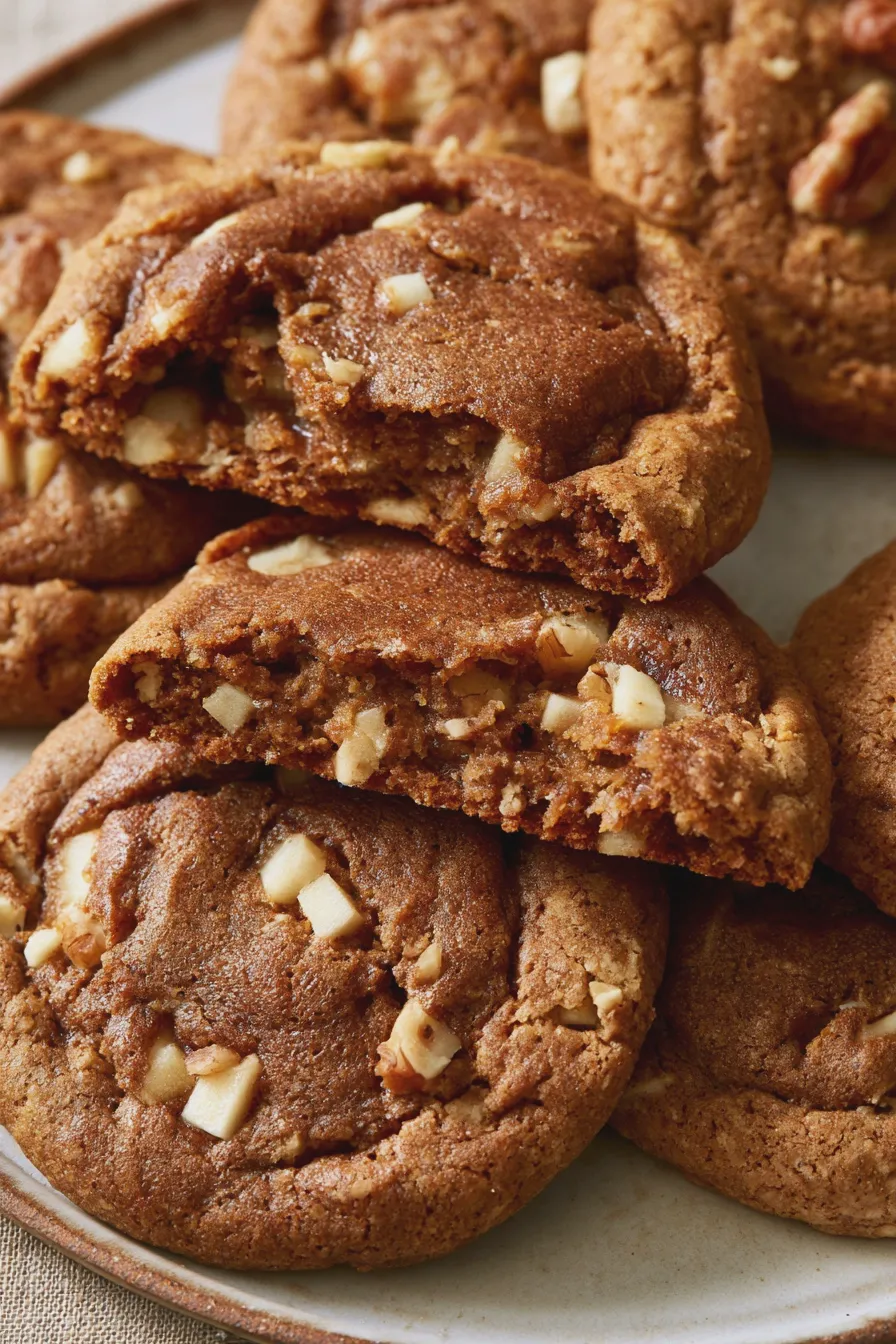 brown butter apple cookies