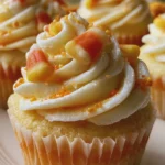 Candy Corn Cupcakes Recipe 2 candy corn cupcakes