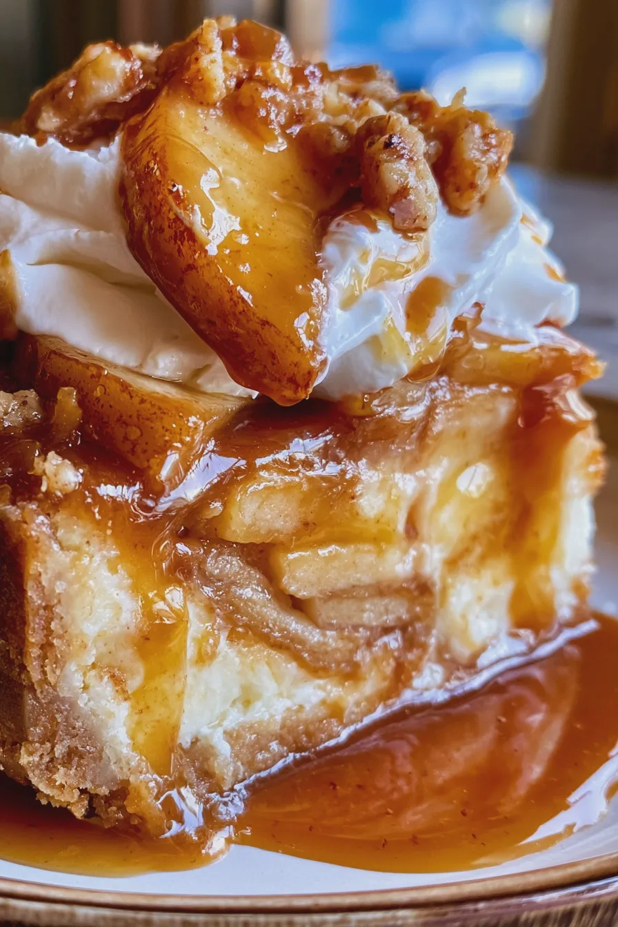 Caramel Apple Cheesecake Recipe 3 caramel apple cheesecake