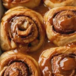 caramel apple cinnamon rolls