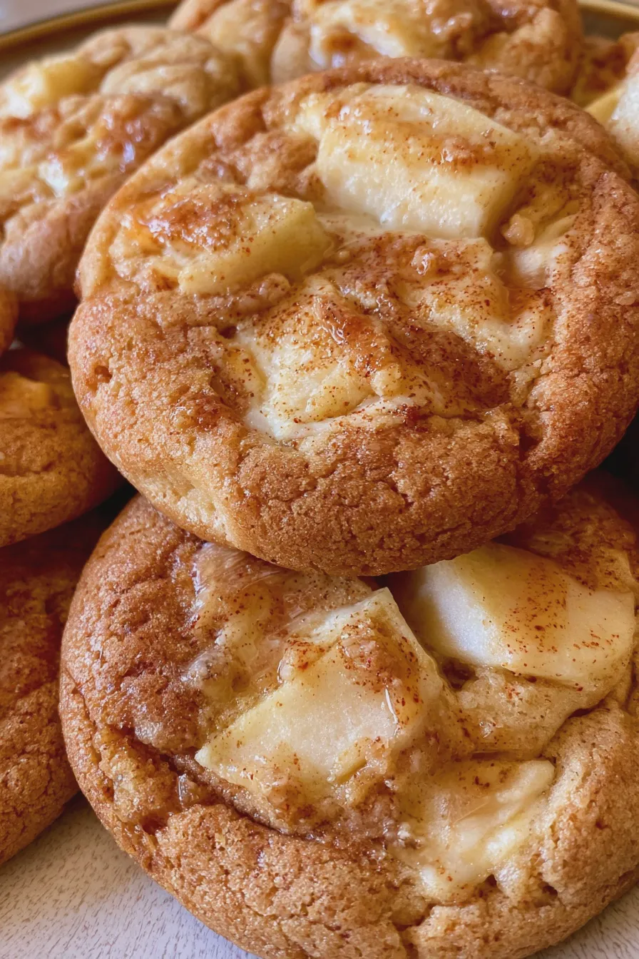 caramel apple cookies