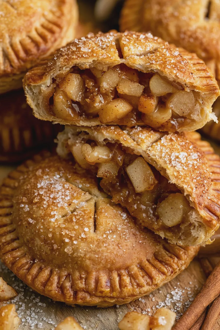 caramel apple hand pies