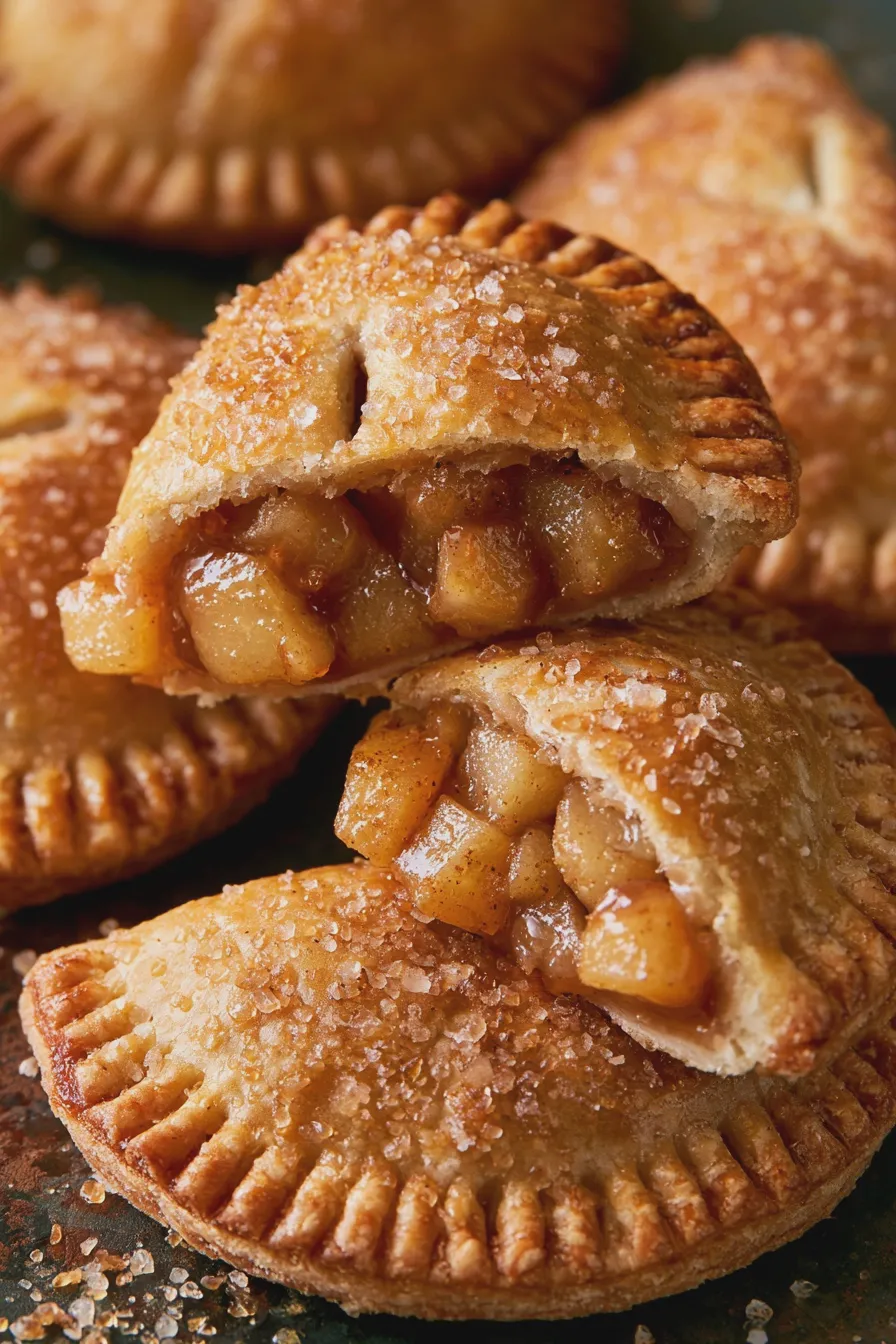 caramel apple hand pies