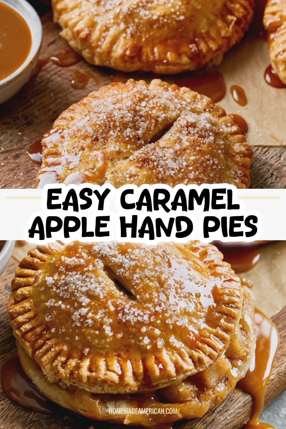 caramel apple hand pies