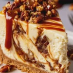caramel pecan cheesecake