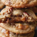 caramel pecan cookies