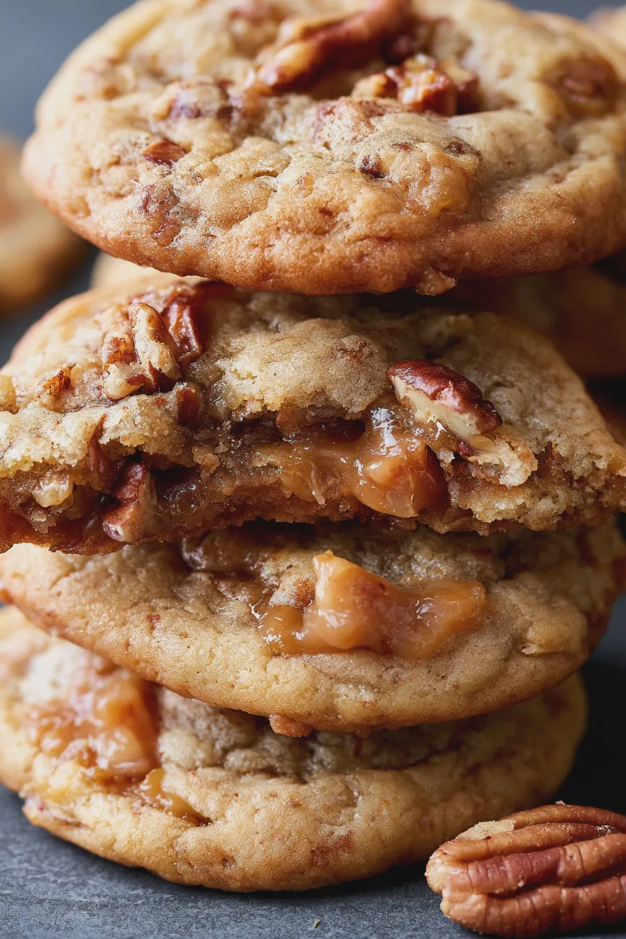 caramel pecan cookies Recipe