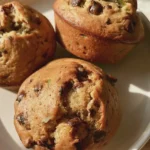 chocolate chip zucchini muffins