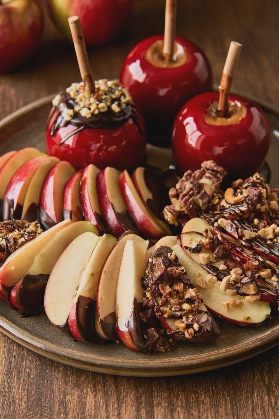 chocolate covered apples